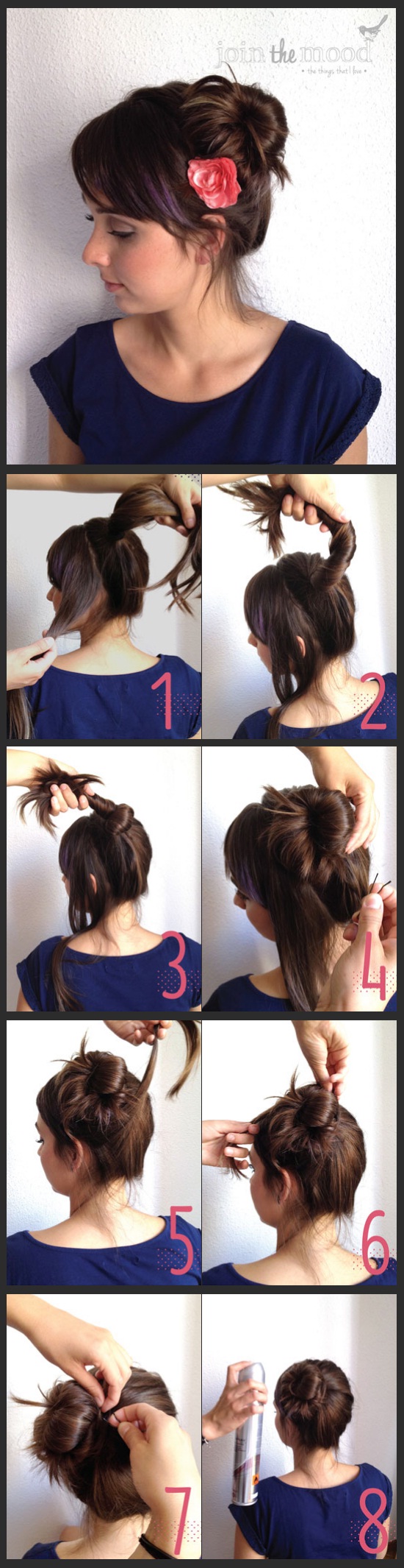 How To Do Messy Side Bun 11